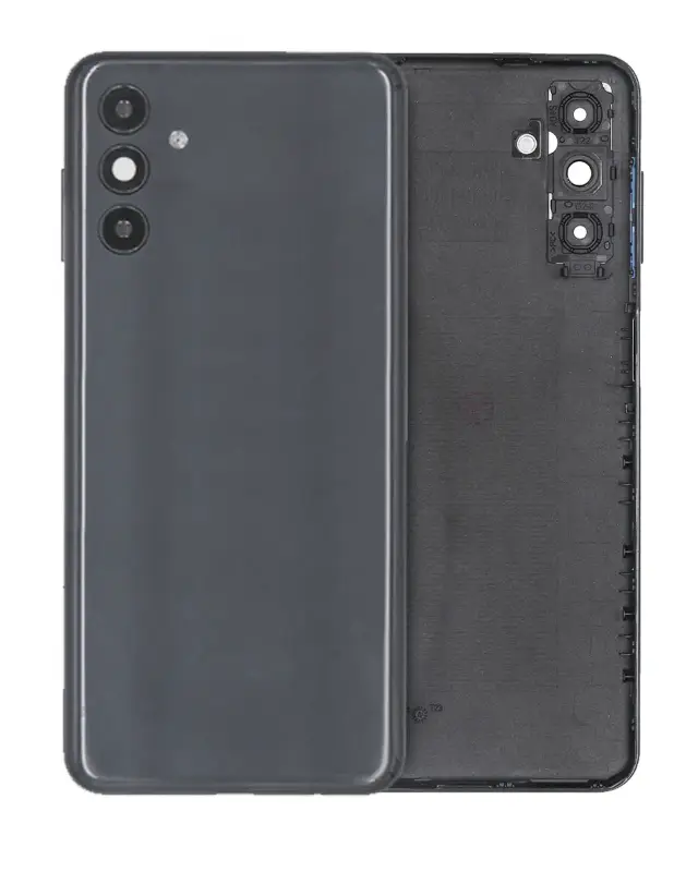 Vitre arrière pour Samsung Galaxy A04s (A047 / 2022) (pack service origine, noir)