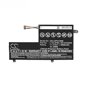 Batterie Ordinateur Portable Premium L15L3PB0 pour Lenovo Flex 4-1470 Flex 4 1480 80SA0002US Flex 5-15 L15M3PB0