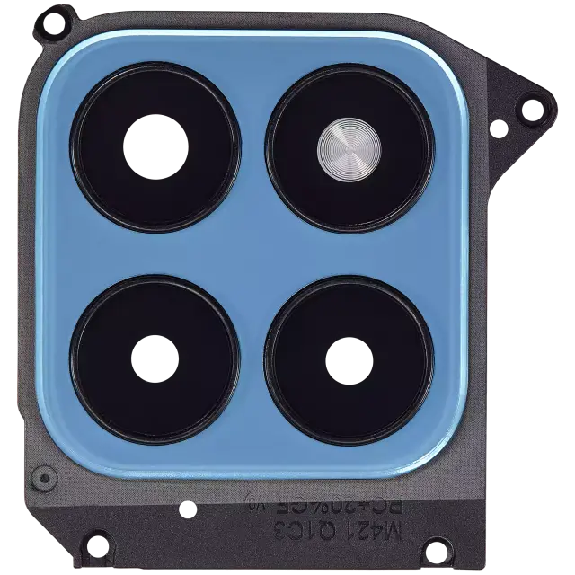 Lentille de caméra arrière avec support pour Honor 70 Lite (Ocean Blue)