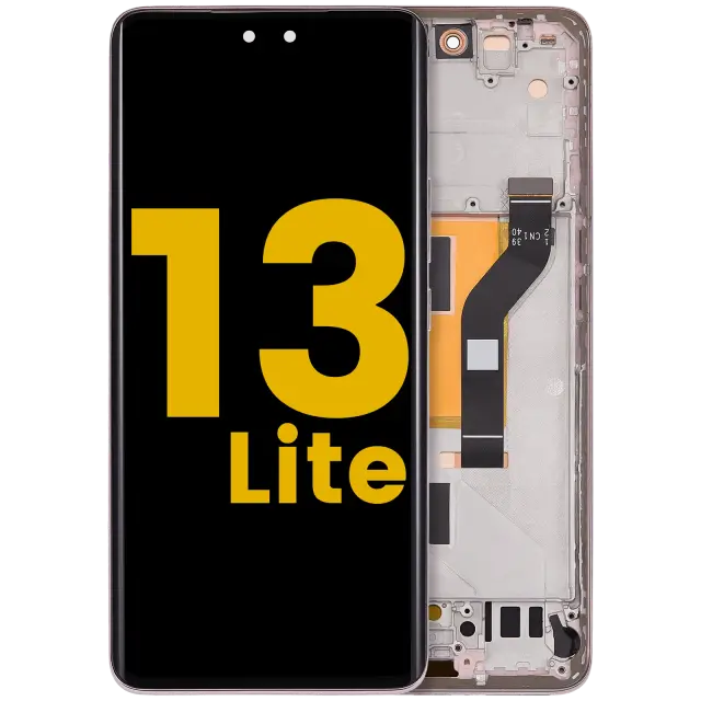 Écran OLED avec châssis pour Xiaomi 13 Lite / Civi 2 (reconditionné, Lite pink)