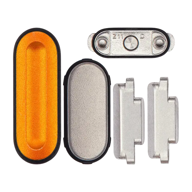 Nappe volume pour Apple Watch Series Ultra(1st Gen) / Ultra(2nd Gen) / Ultra(3rd Gen) (49MM) (Orange / Silver, lot de 5)