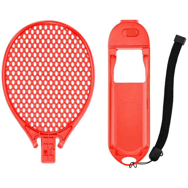 Raquette de tennis pour manette Joy-Con Nintendo Switch 2 (rouge, lot de 2)