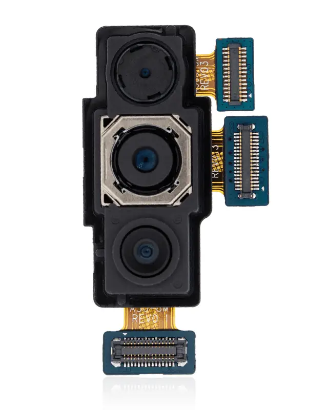Ensemble de caméras arrière grand-angle, ultra grand-angle et profondeur pour Samsung Galaxy A30s (A307 / 2019)