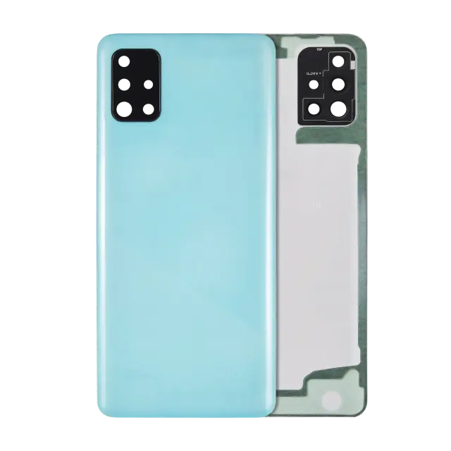 Vitre arrière pour Samsung Galaxy A51 4G (A515 / 2019) (pack service origine, Prism Crush Blue)
