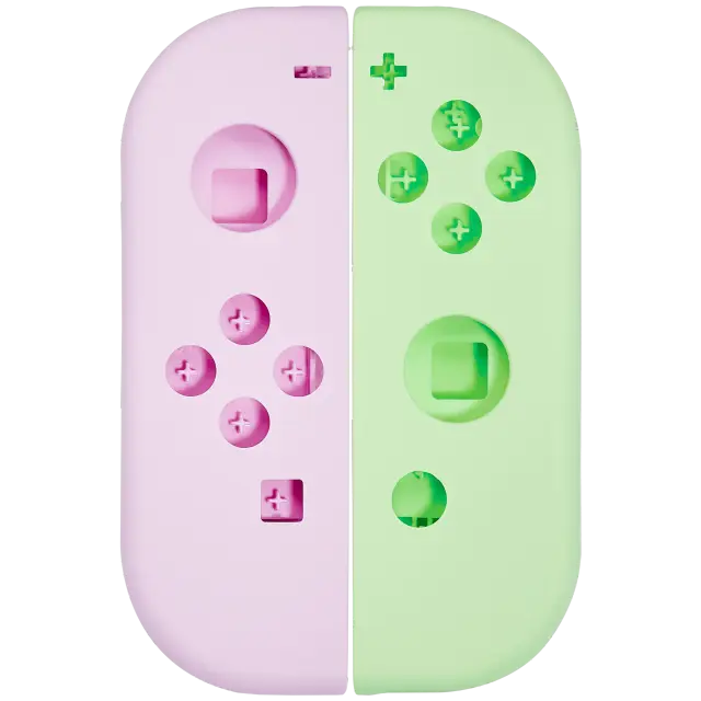 Coque de remplacement pour manette Joy-Con Nintendo Switch (violet / vert)