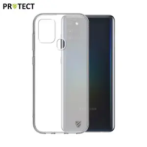 Coque Silicone PROTECT pour Samsung Galaxy A21S A217F Transparent