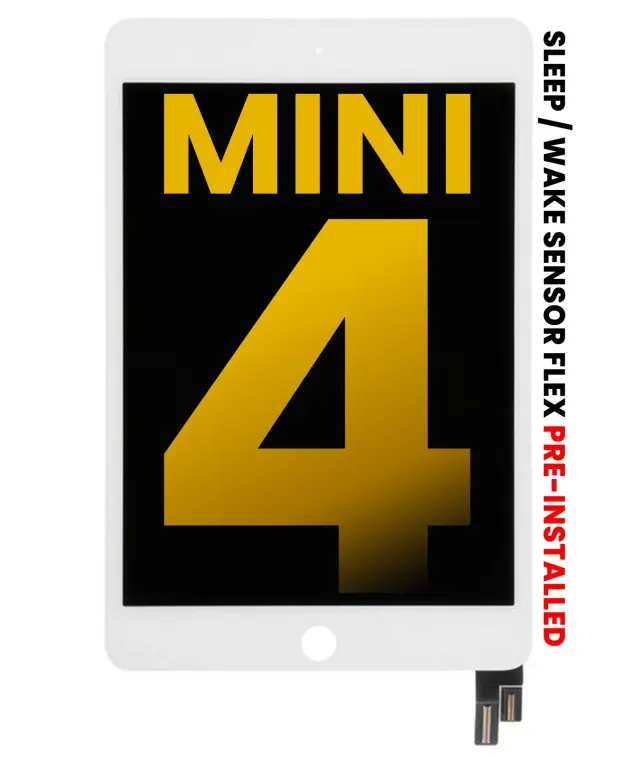 Écran LCD avec vitre tactile pour Apple iPad Mini 4 (reconditionné, blanc)