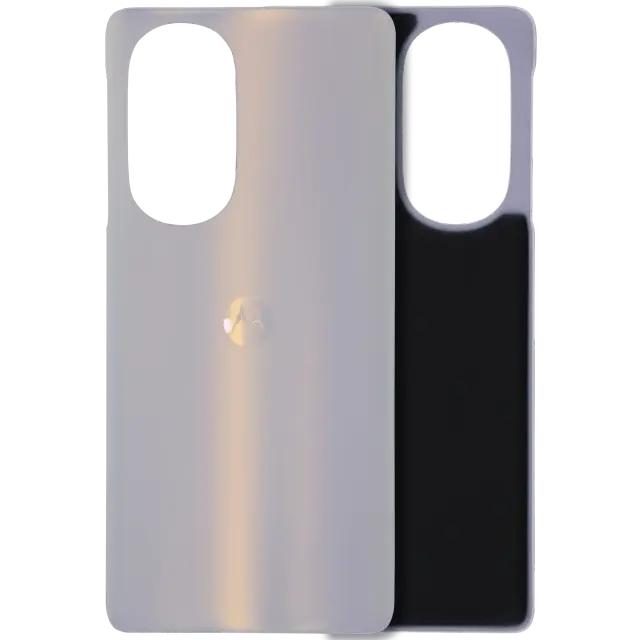 Vitre arrière pour Motorola Moto Edge Plus / Edge 30 Pro (XT2201-1/4) / Edge X30 5G (XT2201 -2/6 /2022) (origine, Stardust White)