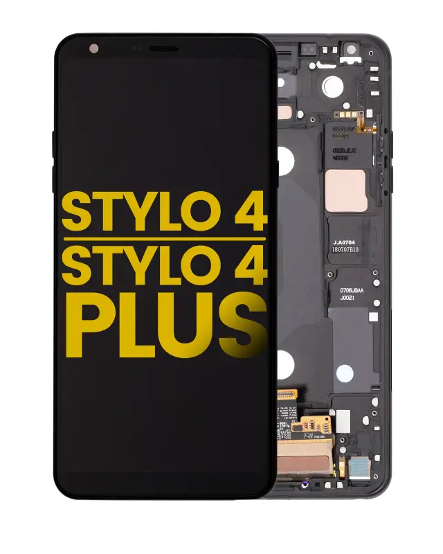 Écran LCD avec châssis pour LG Stylo 4 / Stylo 4 Plus (reconditionné, Aurora Black)