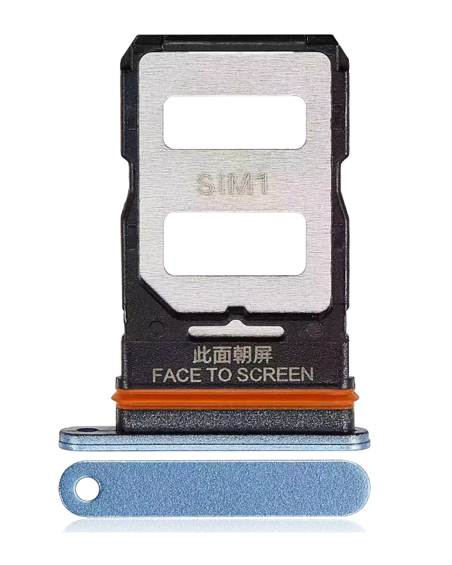 Tiroir SIM pour Xiaomi Redmi Note 12 Pro Speed / Poco X5 Pro 5G (bleu)