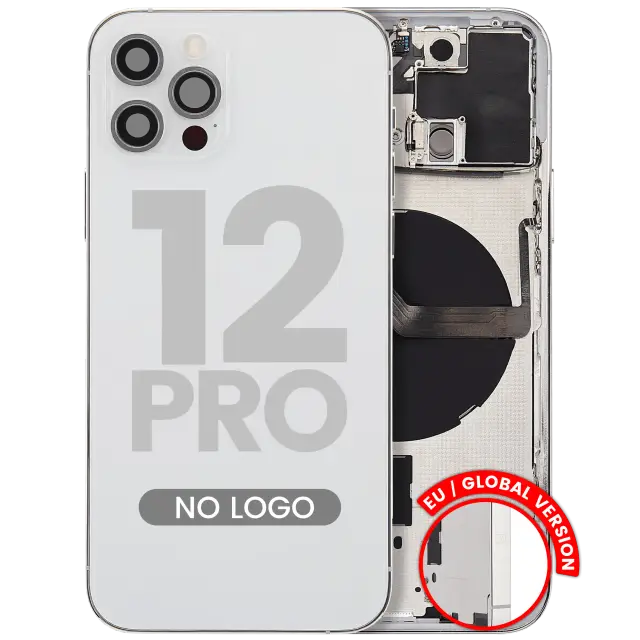 Châssis pour Apple iPhone 12 Pro (version EU, compatible premium, argent)