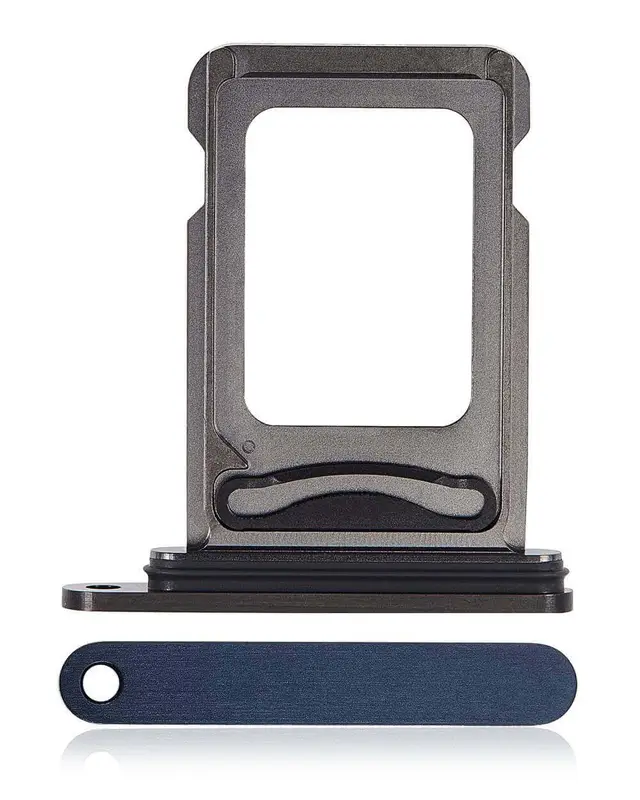 Tiroir SIM pour Apple iPhone 15 Pro / 15 Pro Max (Blue Titanium)
