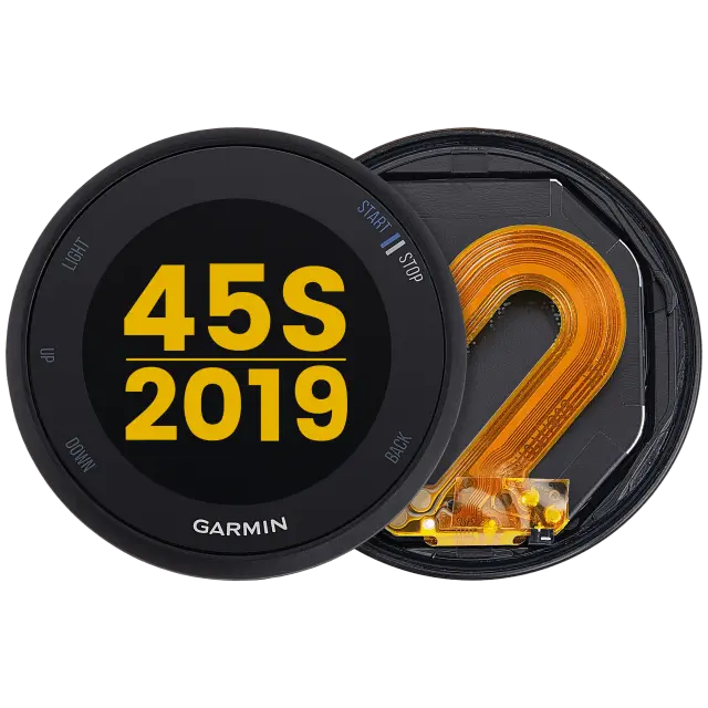 Écran LCD avec châssis pour Garmin Forerunner 45S (2019) (premium, bleu)
