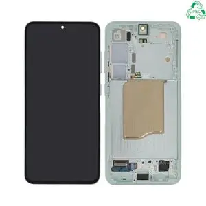 Écran Tactile Original Pulled avec Châssis (PIEC) Samsung Galaxy S25 S931 Vert d'Eau