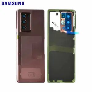 Cache Arrière Original Samsung Galaxy Z Fold 2 F916 GH82-23688B Bronze Mystique