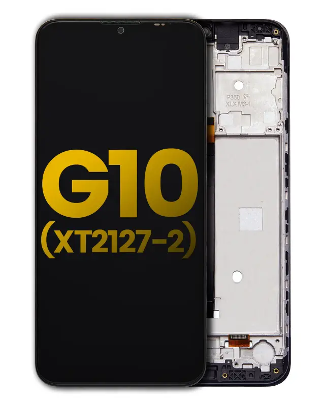 Écran LCD avec châssis pour Motorola Moto G10 (XT2127-2 / 2021) (reconditionné, toutes couleurs)