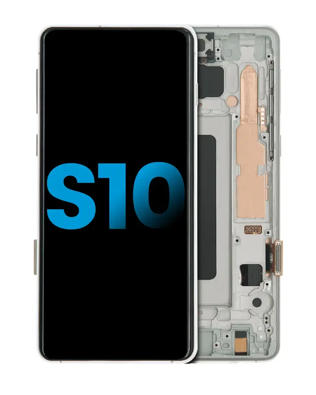 Écran pour Samsung Galaxy S10 (Aftermarket Plus: TFT, Prism White)