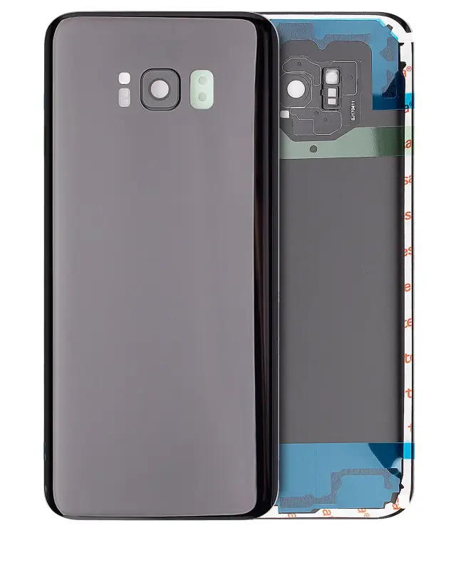 Vitre arrière pour Samsung Galaxy S8 Plus (pack service origine, noir minuit)