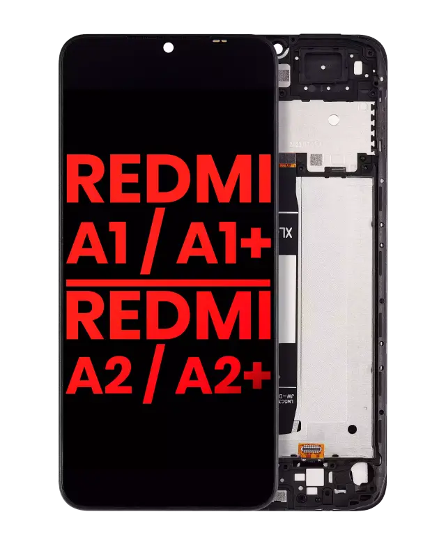 Écran pour Xiaomi Redmi A1 / Xiaomi Redmi A1+ / Redmi A2 / Redmi A2+ (compatible premium, toutes couleurs)