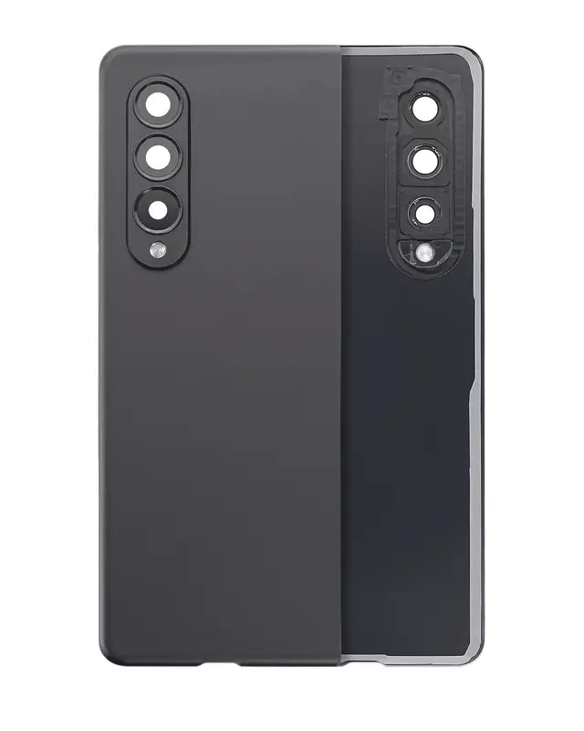 Vitre arrière pour Samsung Galaxy Z Fold 3 5G (compatible premium, noir fantôme)