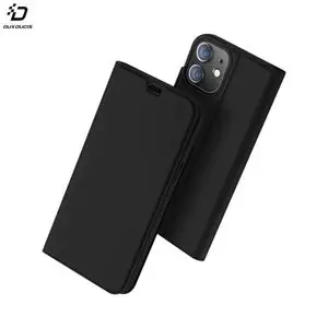 Housse de Protection Skin Pro Dux Ducis pour Apple iPhone 12/iPhone 12 Pro Noir