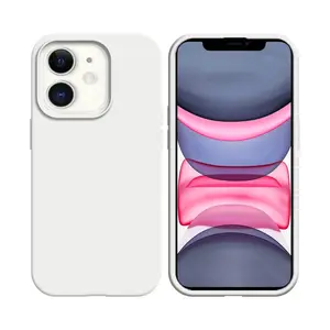 Coque Silicone Compatible pour Apple iPhone 11 (#09) Blanc