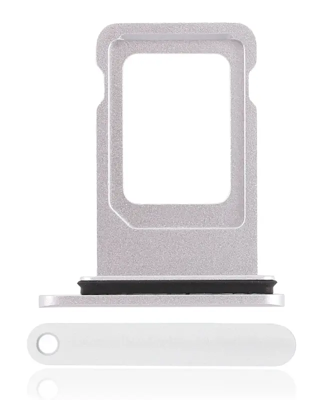 Tiroir double SIM pour Apple iPhone XR (blanc)