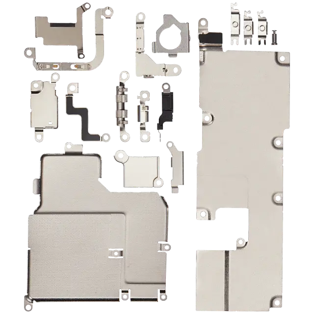Jeu de petits supports métalliques pour Apple iPhone 14 Pro