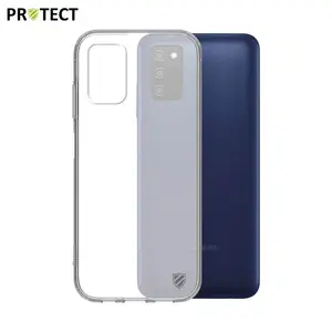 Coque Silicone PROTECT pour Samsung Galaxy A03s A037 Transparent