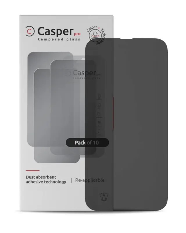 Verre trempé pour iPhone 15 Pro Max (lot de 10, Privacy)