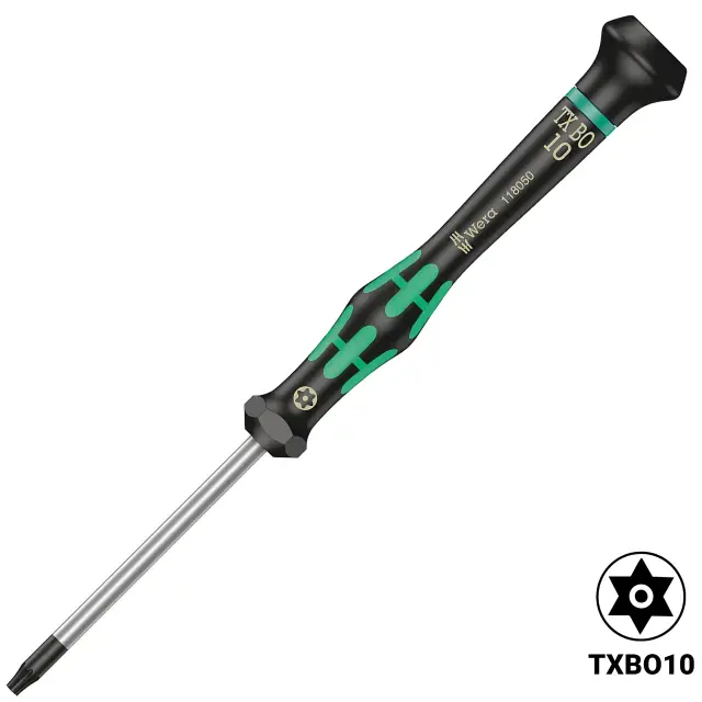 Tournevis Wera Kraftform Micro 2067 Torx BO sécurité TX10 × 60 mm
