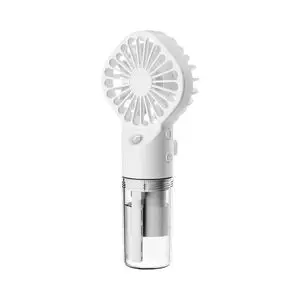 Mini Ventilateur Portable avec Humidificateur Blanc