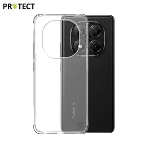 Coque Silicone Renforcée PROTECT pour Xiaomi Redmi Note 14 Pro 5G/Poco X7 5G Transparent
