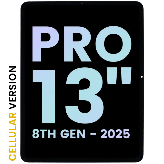 Écran OLED avec vitre tactile pour Apple iPad Pro 13" 8th Gen (2025) (verre nano-texturé, cellulaire uniquement, origine)