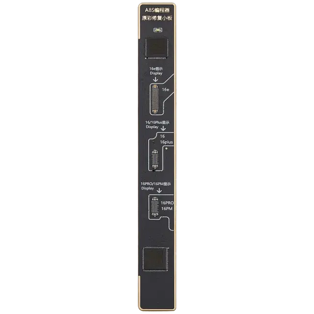 Carte de réparation True Tone i2C A8S / I6S pour iPhone 16e / 16 Plus / 16 Pro / 16 Pro Max