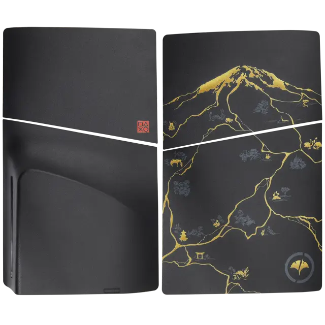 Coque de remplacement pour console Sony PlayStation 5 Slim avec lecteur (noir)