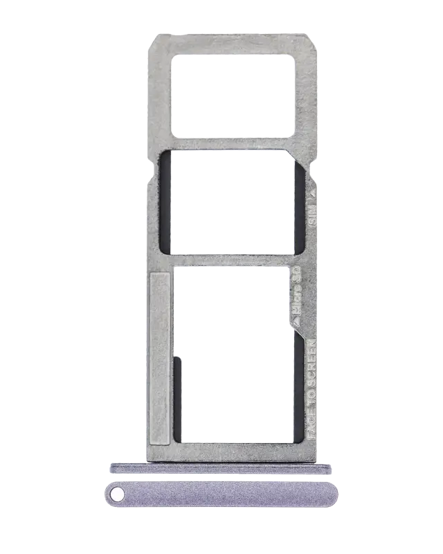 Tiroir SIM pour Motorola Moto E5 Play (XT1921 / 2018) (gris)