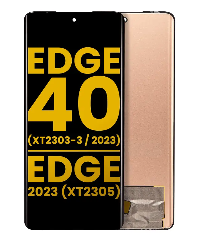 Écran OLED sans châssis pour Motorola Moto Edge 40 (XT2303-3 / 2023) / Edge (XT2305 / 2023) (reconditionné, toutes couleurs)