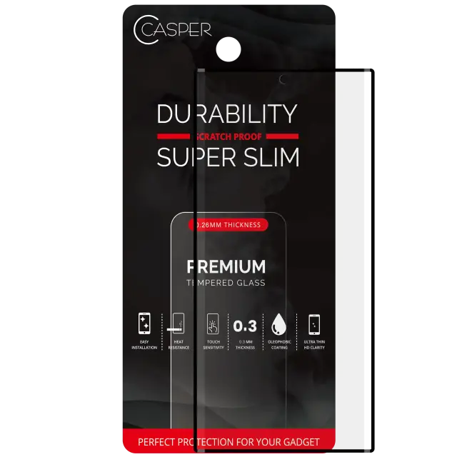 Verre trempé pour Samsung Galaxy S22 Ultra (Case Friendly, blister)