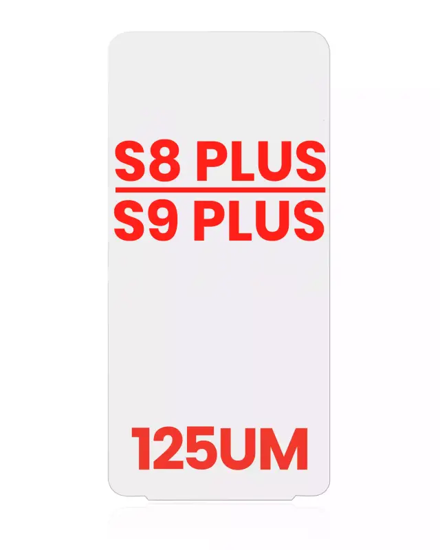 Film OCA pour Samsung Galaxy S8 Plus / S9 Plus (lot de 10, 125 µm)