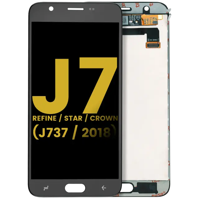 Écran LCD sans châssis pour Samsung Galaxy J7 Refine / Star / Crown (J737 / 2018) (reconditionné, noir)