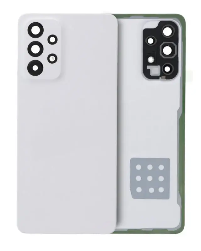 Vitre arrière pour Samsung Galaxy A33 5G (A336 / 2022) (pack service origine, blanc)