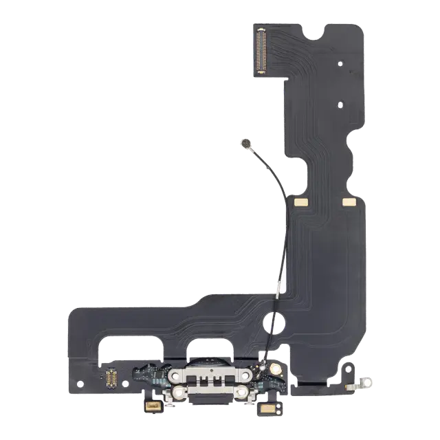 Dock de charge pour Apple iPhone 7 Plus (compatible, Jet / Matte Black)