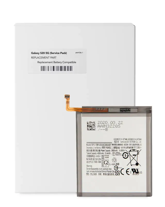 Batterie pour Samsung Galaxy S20 5G (pack service origine)