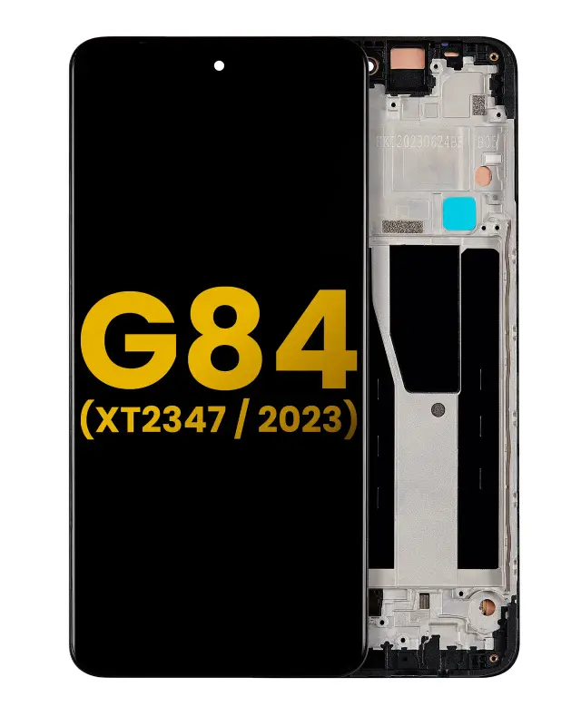 Écran OLED avec châssis pour Motorola Moto G84 (XT2347 / 2023) (reconditionné, toutes couleurs)