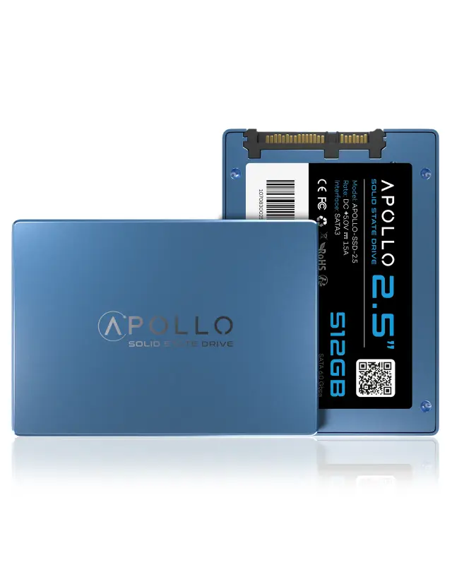 SSD interne 2,5" Apollo 3D NAND TLC 512 Go