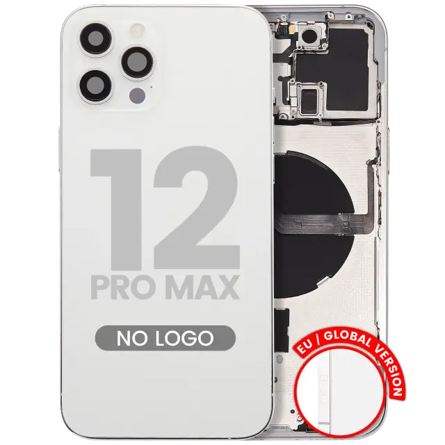 Châssis pour Apple iPhone 12 Pro Max (version EU, compatible premium, argent)