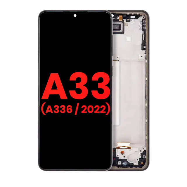 Écran pour Samsung Galaxy A33 5G (A336 / 2022) (compatible premium, noir)
