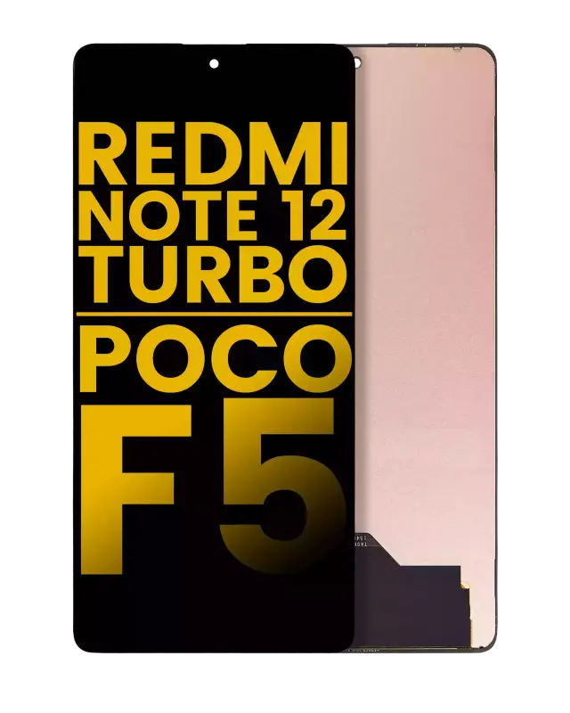 Écran OLED sans châssis pour Xiaomi Redmi Note 12 Turbo / Xiaomi Poco F5 (reconditionné, toutes couleurs)