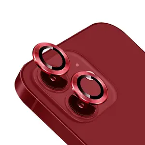 Protection Lentille Apple iPhone 12/iPhone 12 Mini (5) Rouge